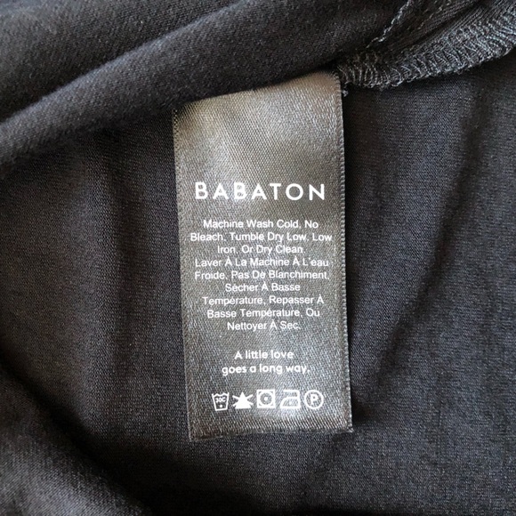 Aritzia Babaton Zayn V Neck Tank Top Relaxed Fit in Black Size XS - Picture 9 of 12